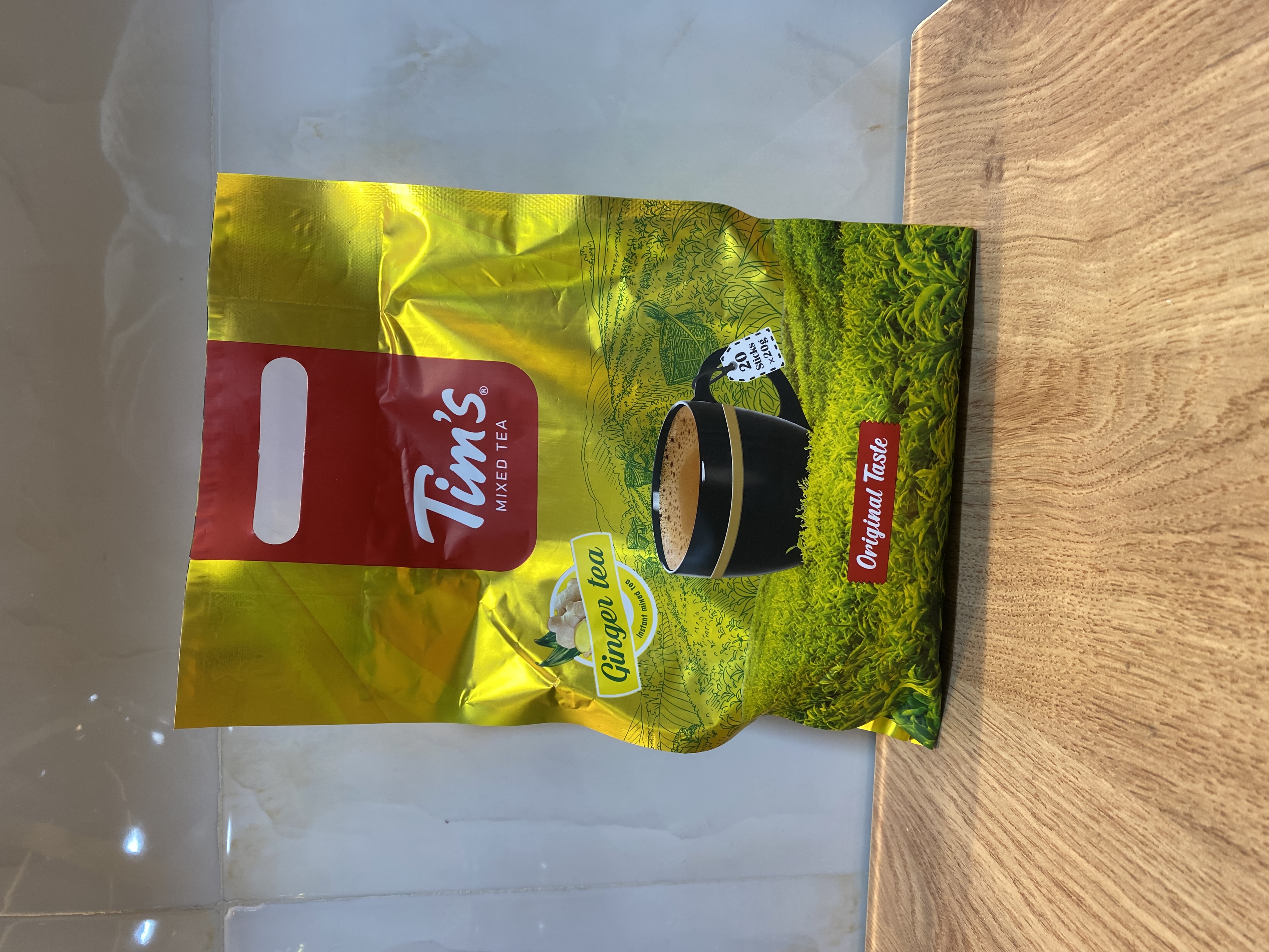 شیر چایی زنجبیل